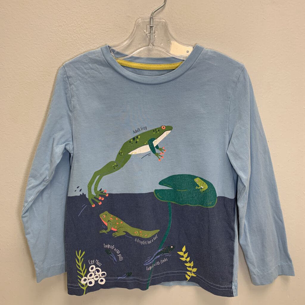 4-5Y: Graphic T-Shirt - Frog Life Cycle