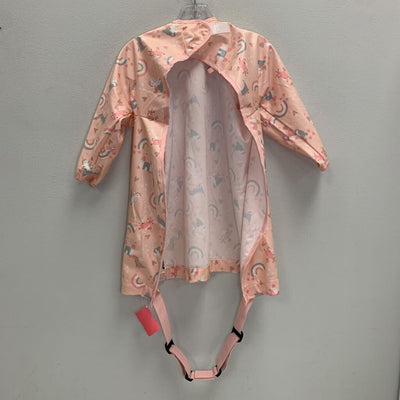 Long Sleeve Coverall Bib - Unicorns