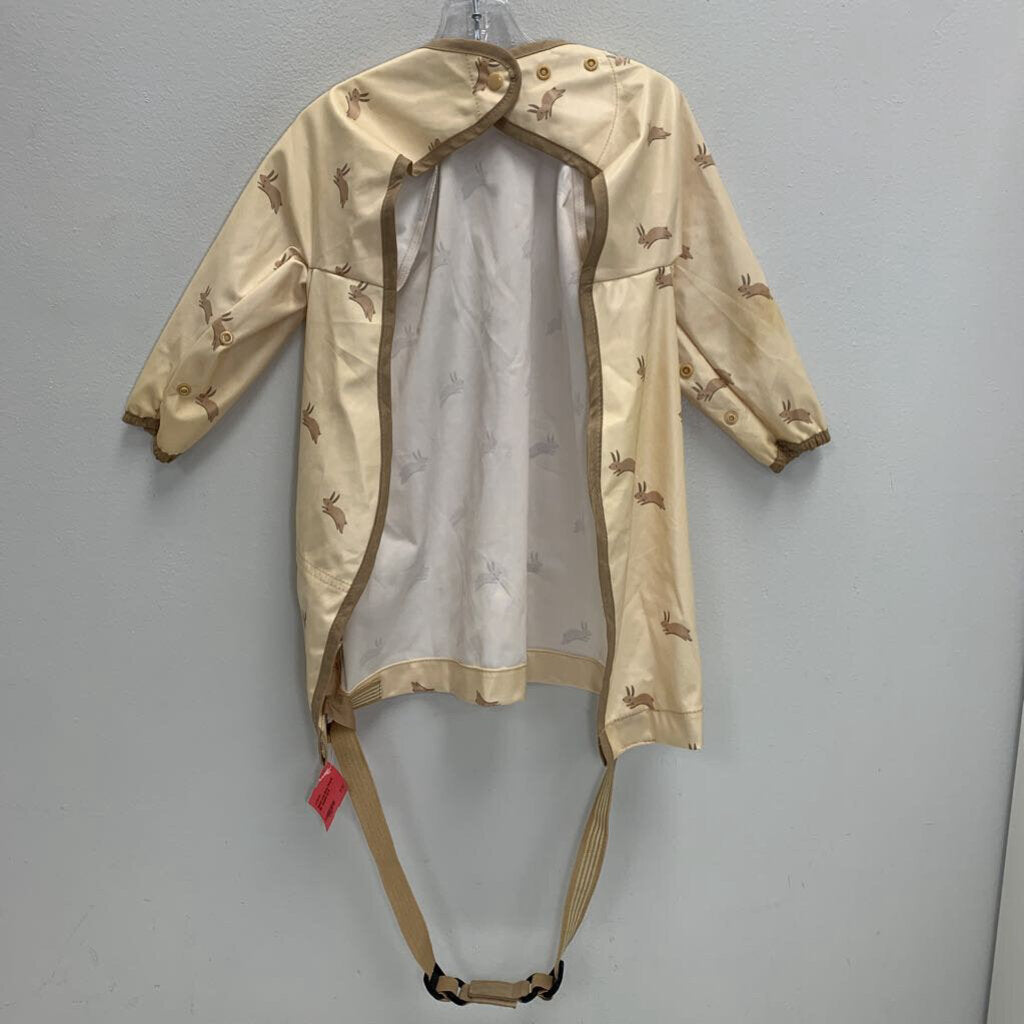 Long Sleeve Coverall Bib - Bunnies AS IS