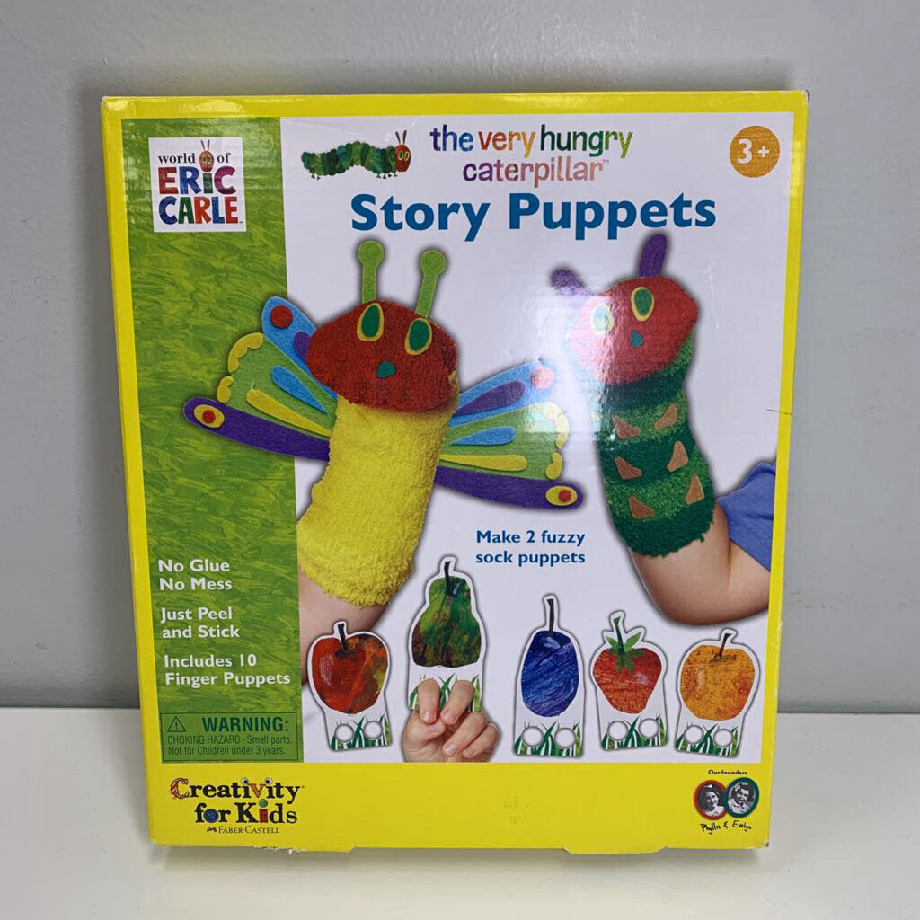 the Very Hungry Caterpillar Story Puppets NIB