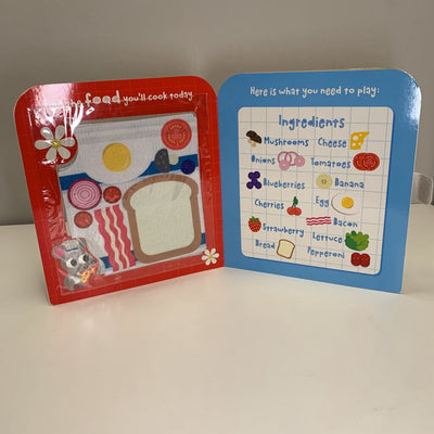 My Play Kitchen w/ Big Felt Play Pieces NWT