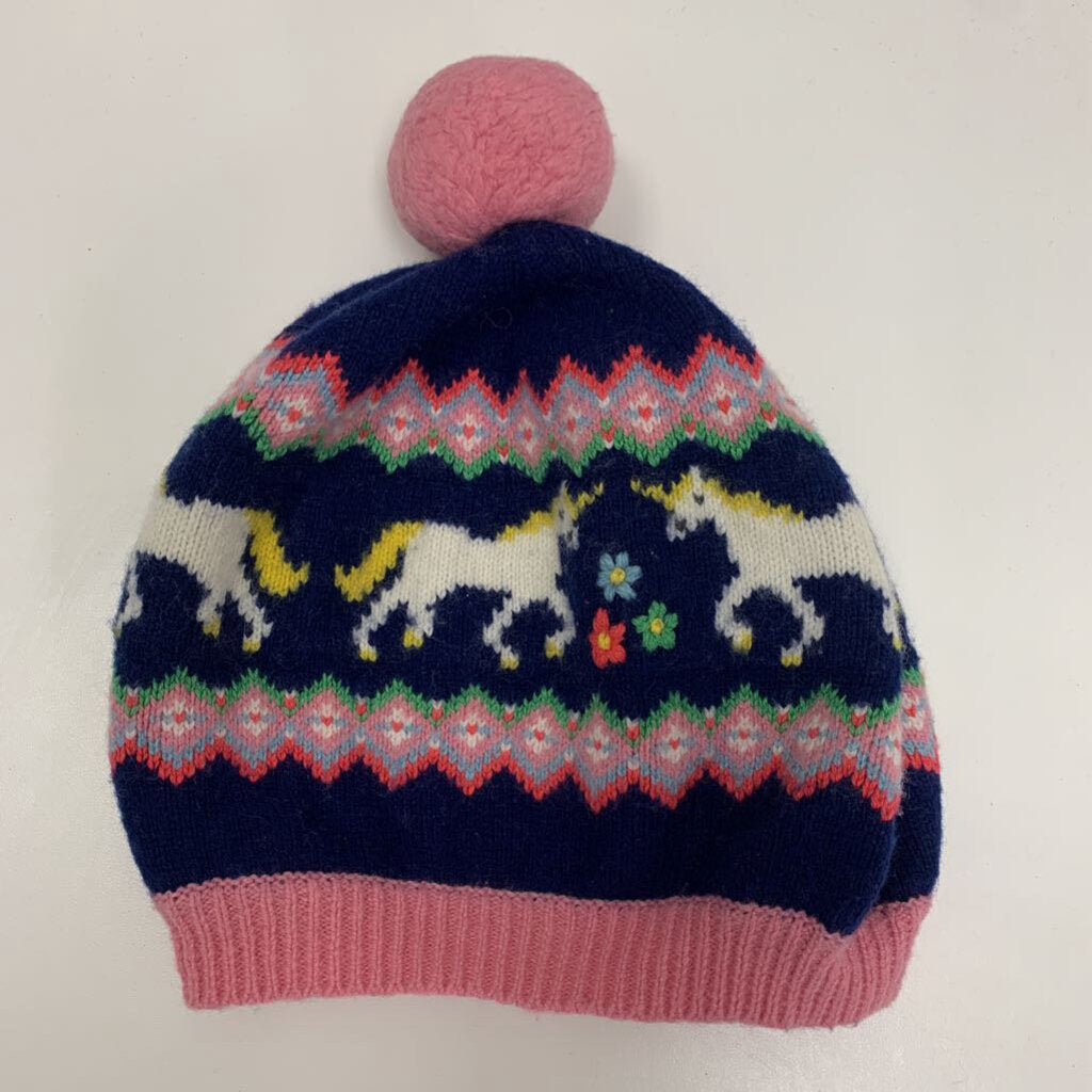XS: Unicorn Pom Pom Knit Hat