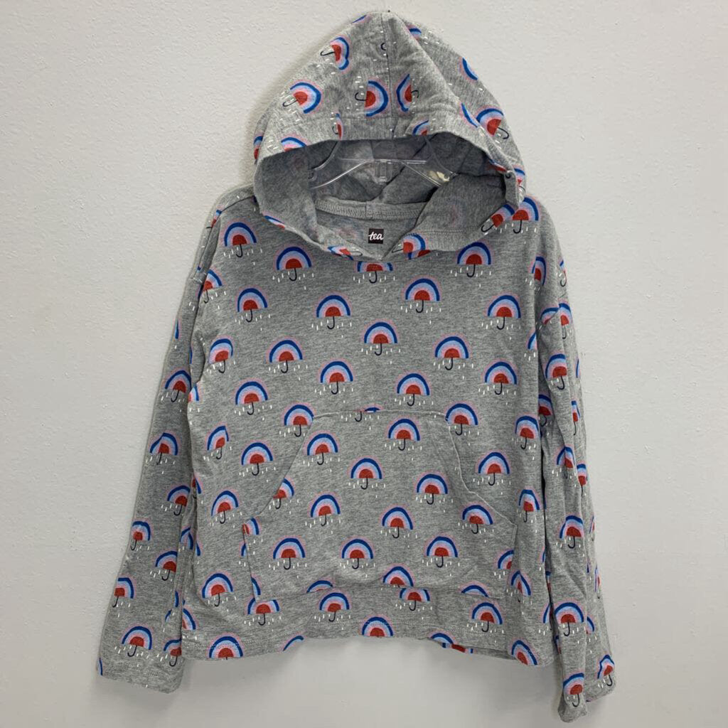 8: Hooded Top - Rainbow Umbrellas