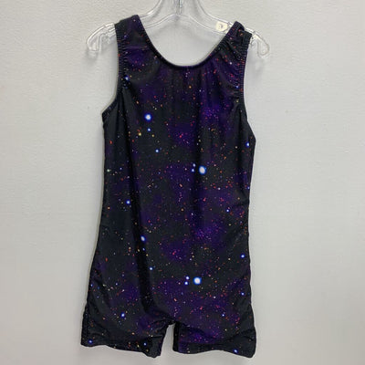 8-9Y: Gymnastics Unitard - Galaxy
