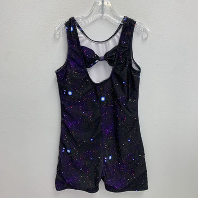 8-9Y: Gymnastics Unitard - Galaxy