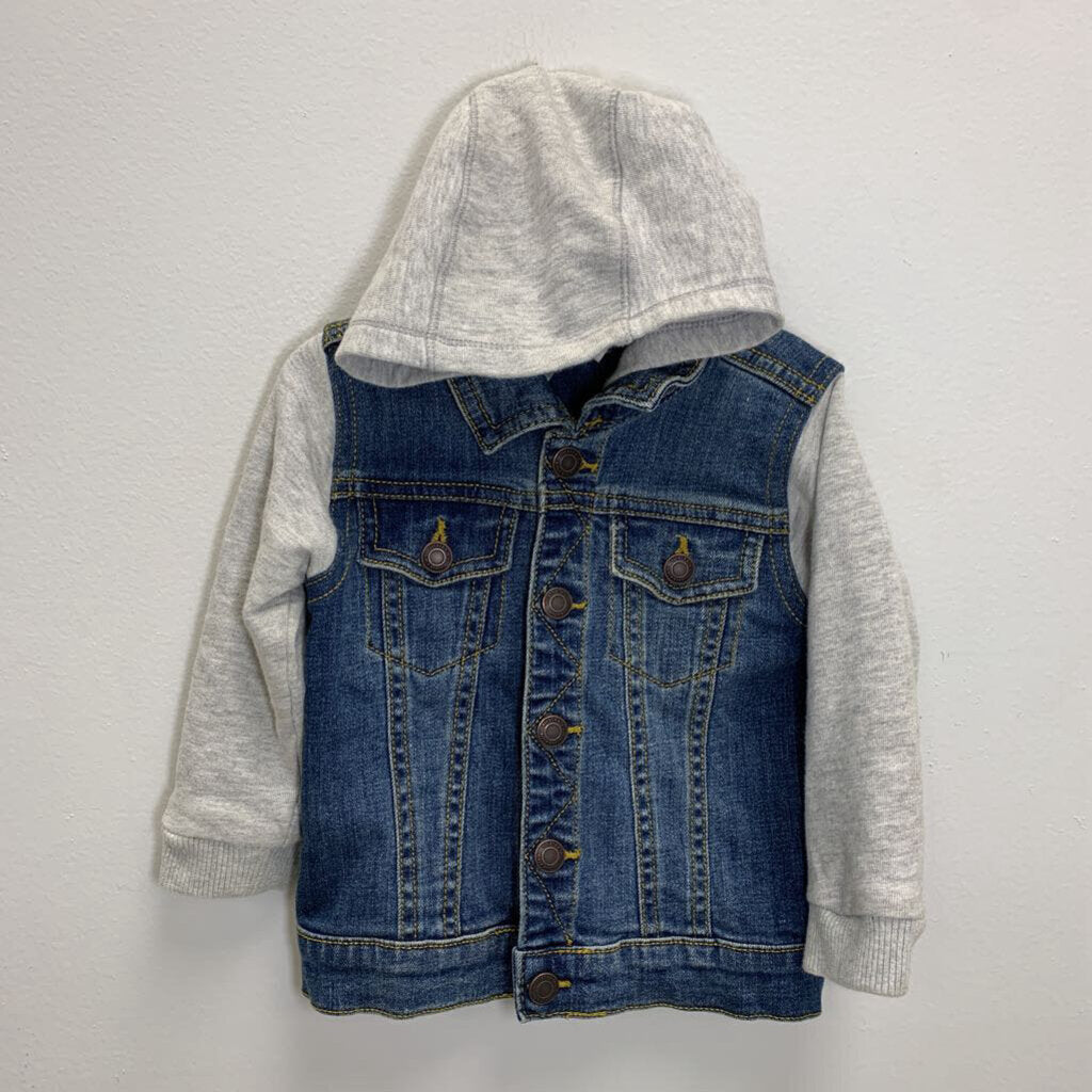 18M: Hooded Denim Jacket