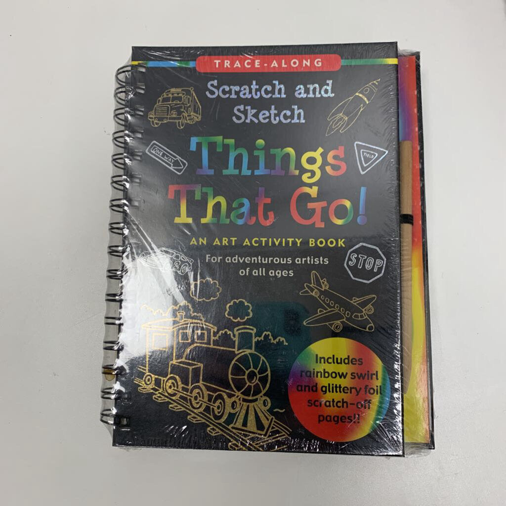 Scratch and Sketch Dino Dudes/Things That Go NIB