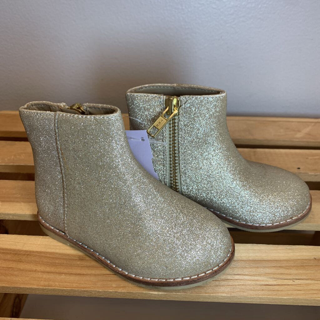 5: Side Zip Sparkle Booties
