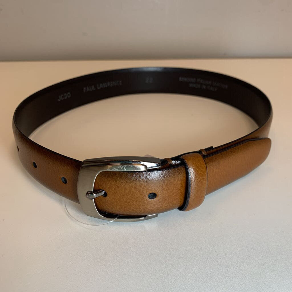 SM: 22" Genuine Italian Leather Belt
