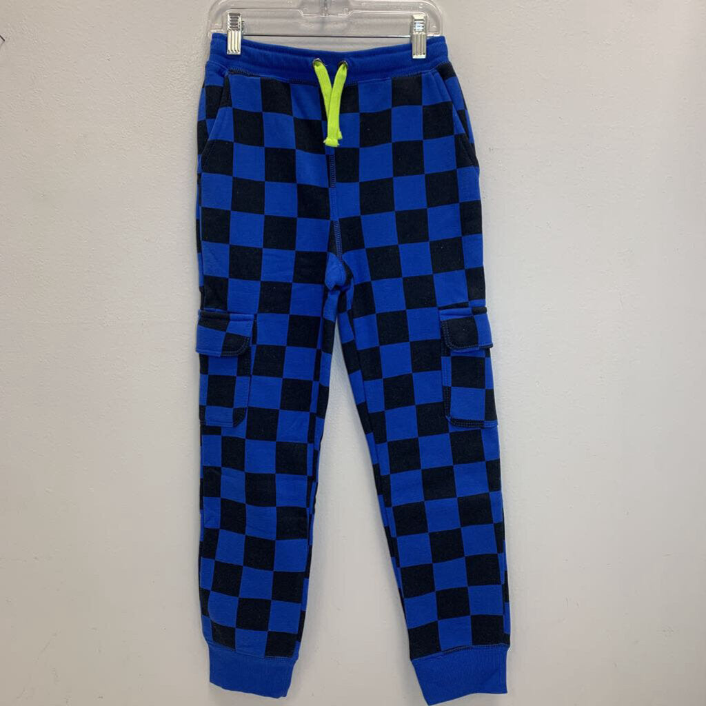 8: Cargo Fleece Sweatpants - Checkerboard