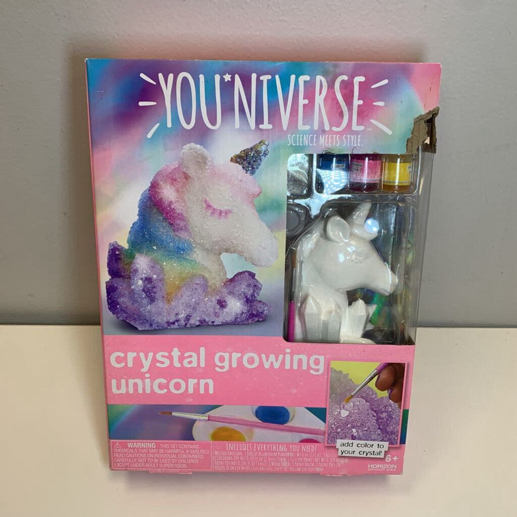 Crystal Growing Unicorn NIB
