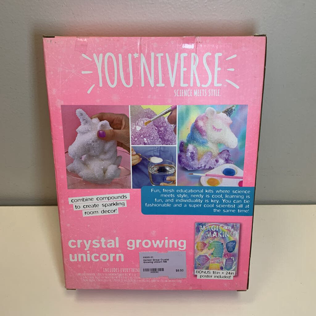 Crystal Growing Unicorn NIB
