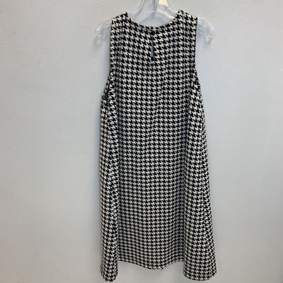 13-14: Sleeveless Shift Dress - Houndstooth