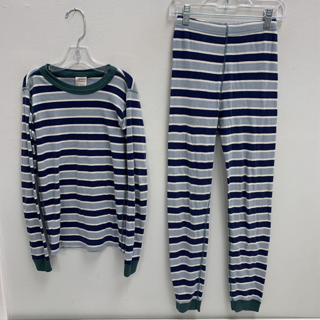 10: Long John Pajama Set - Stripes