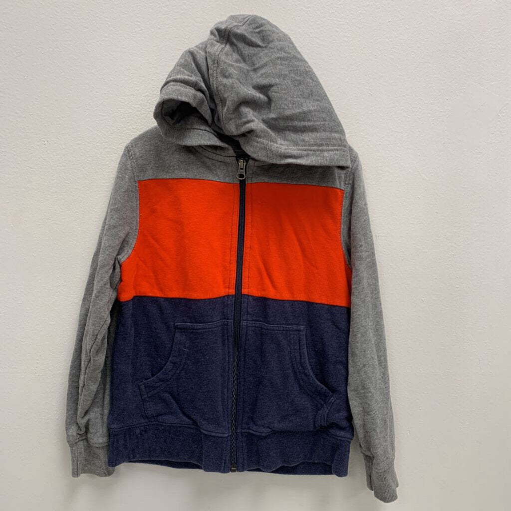 6-7: Colorblock Jersey Lined Hoodie