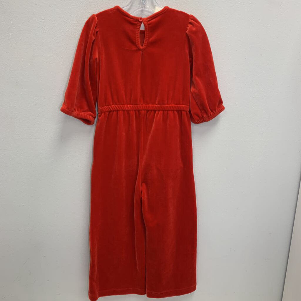 4T: Velour Jumpsuit