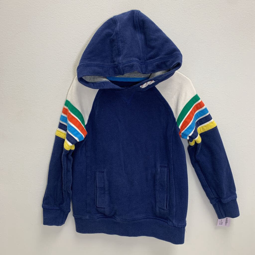 4-5Y: Rainbow Stripe Hoodie