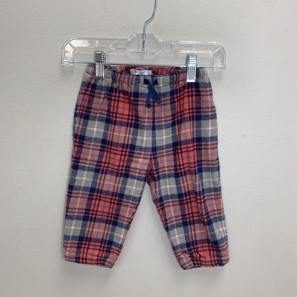 12-18M: Plaid Flannel Pants