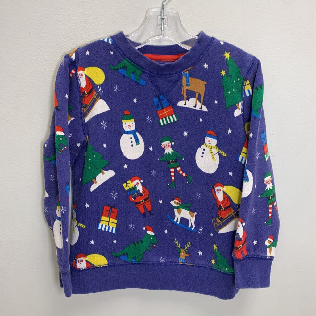 4-5Y: Printed Sweatshirt - Christmas Holiday