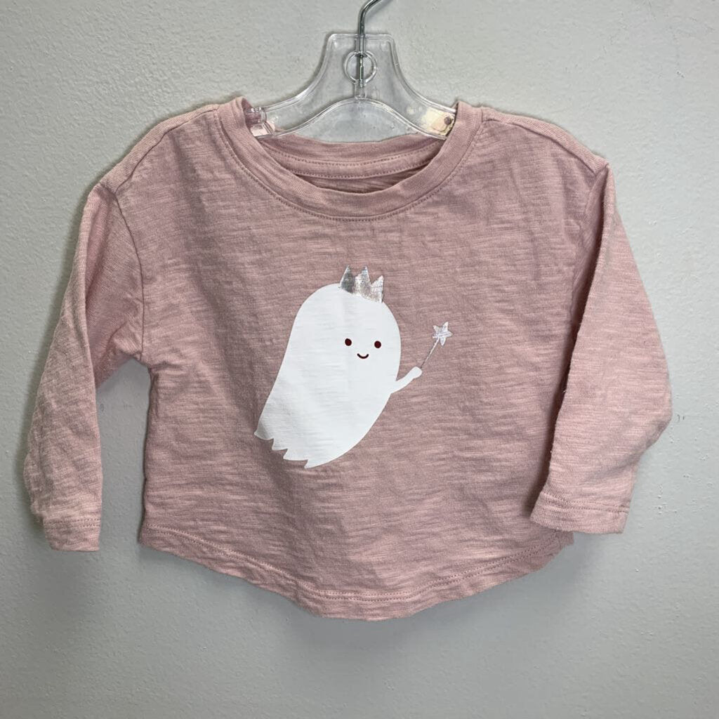 6-12M: Long Sleeve T-Shirt - Princess Ghost