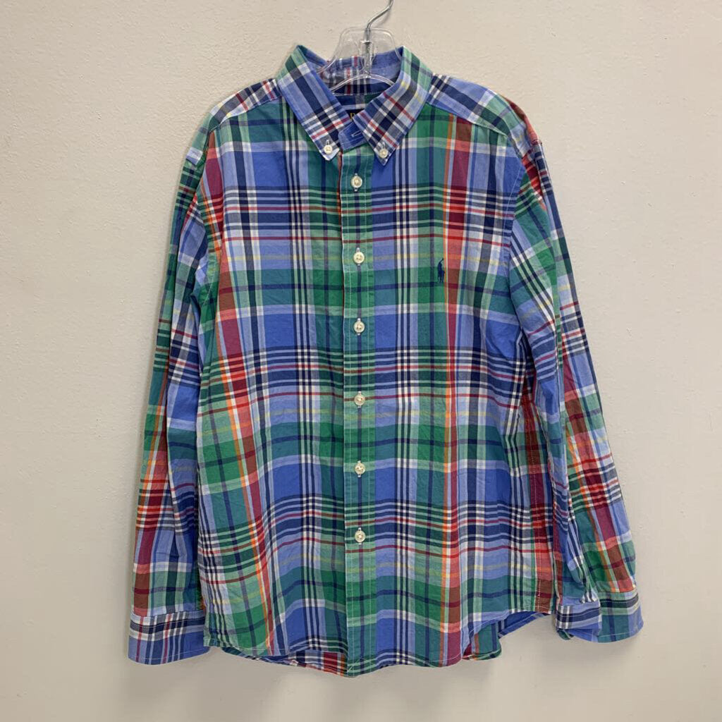 10-12: Plaid Cotton Shirt