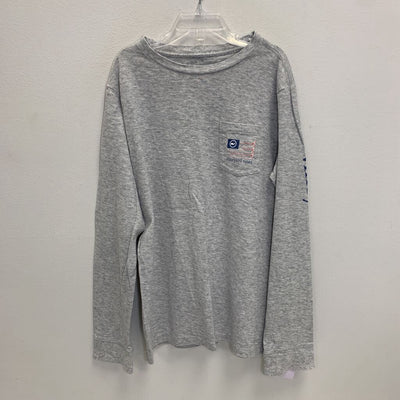 8-10: Long Sleeve Pocket T-Shirt - USA Hockey Time