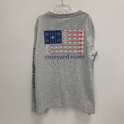 8-10: Long Sleeve Pocket T-Shirt - USA Hockey Time