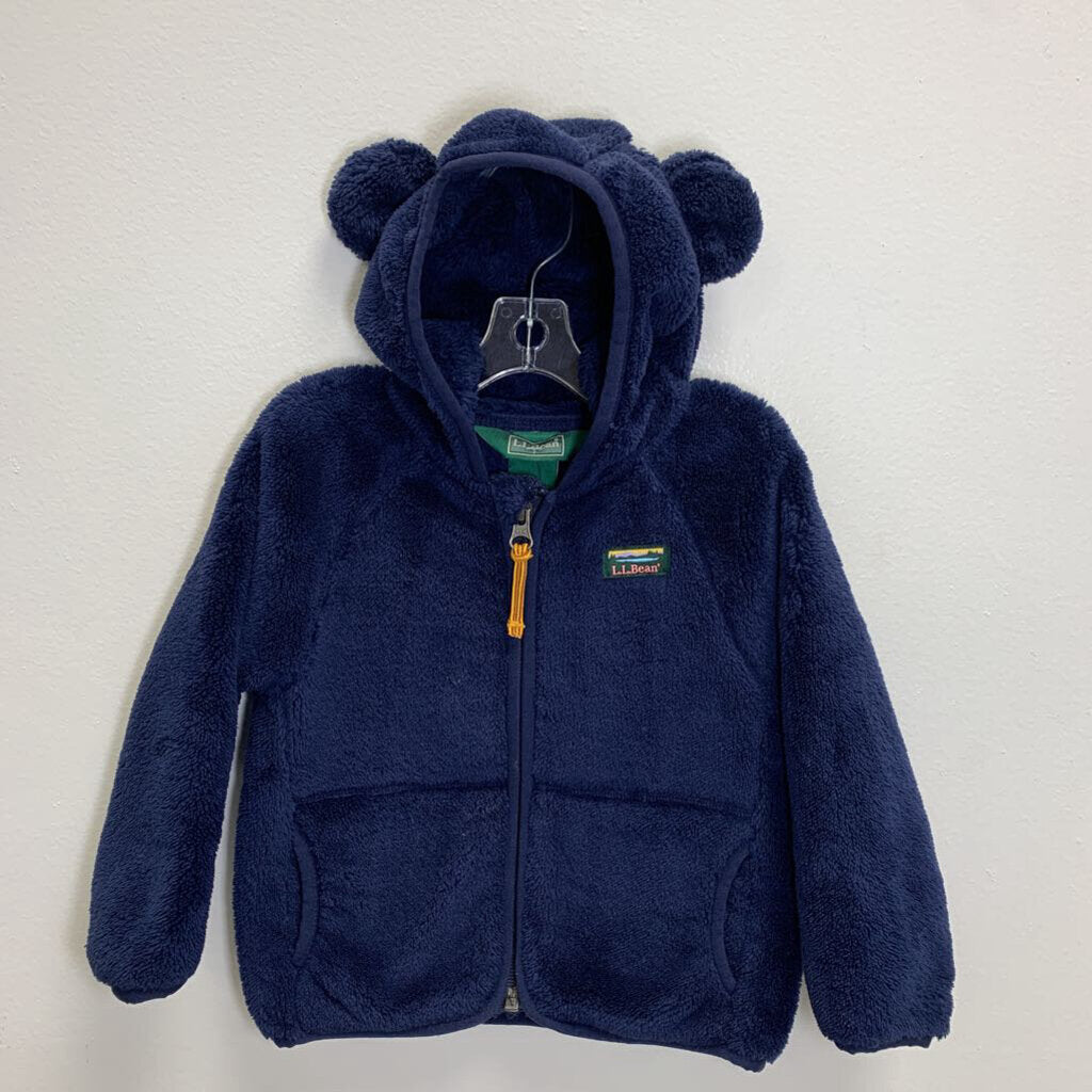 6-12M: Hi-Pile Fleece Jacket - Hooded w/ Bear Ears