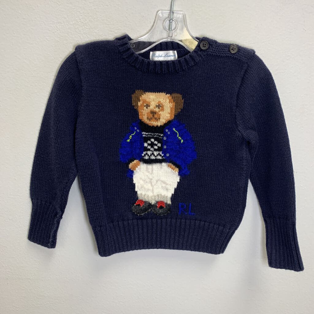 12M: Cotton Sweater - Polo Bear