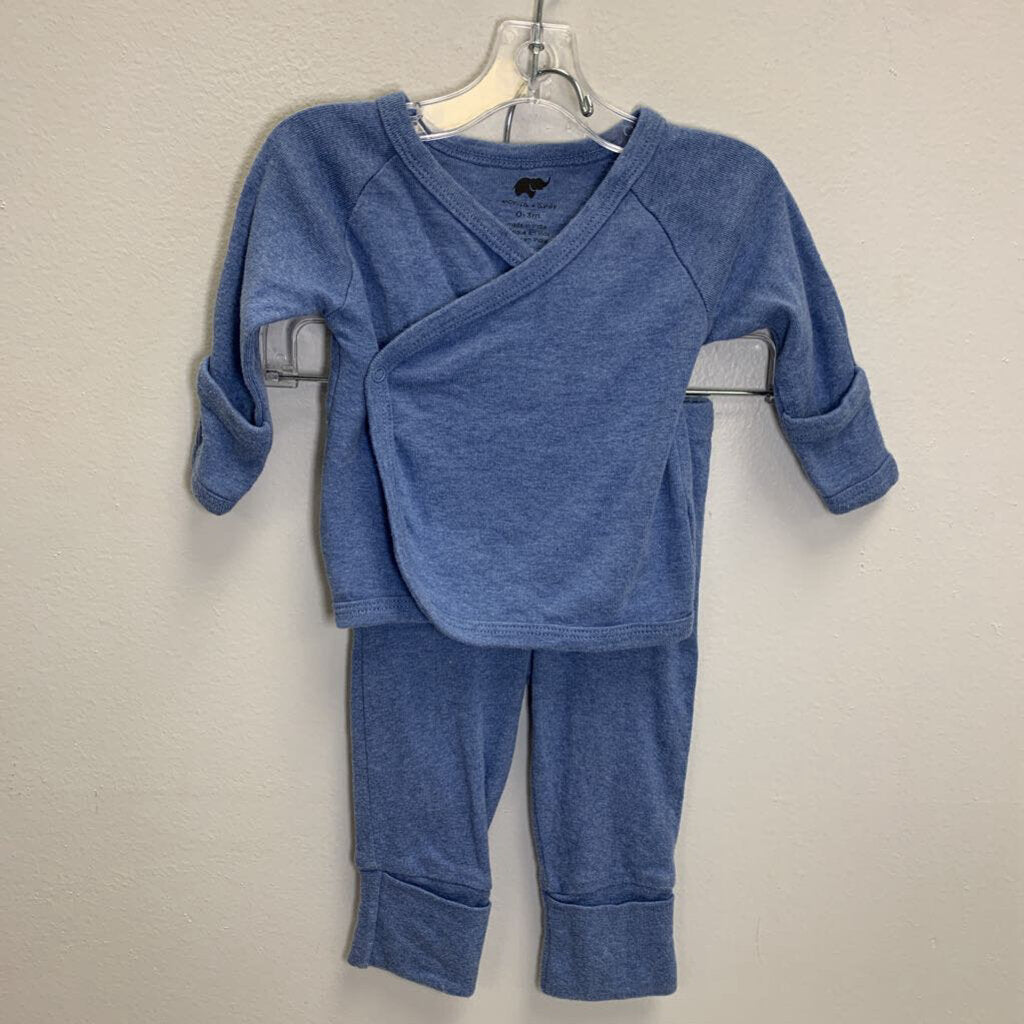 0-3M: Side Snap Top + Pants
