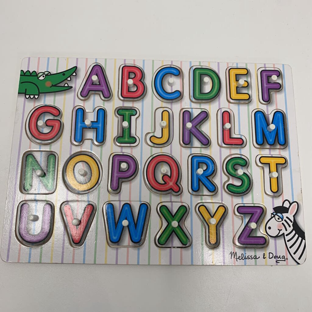 Lift & See Peg Puzzle - Alphabet
