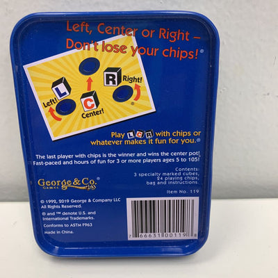 Left Center Right Dice Game