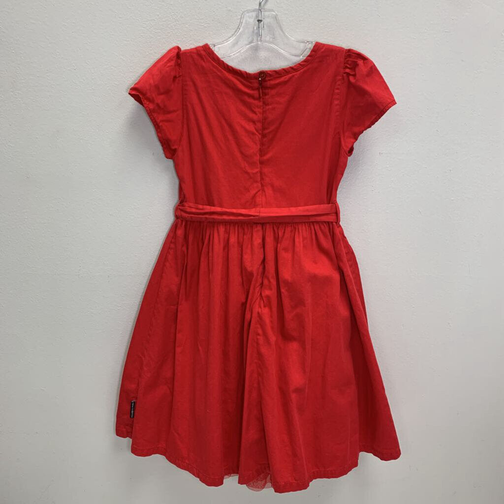 4-5: Cotton Dress w/ Tulle Undelayer