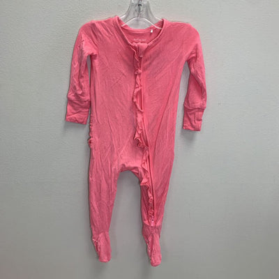 3-6M: Footie Ruffled Zippered