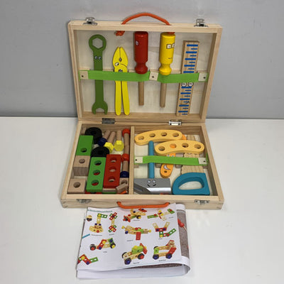 Wooden Toolbox Set