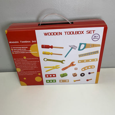 Wooden Toolbox Set