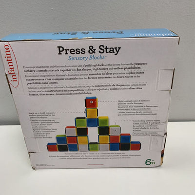 Press & Stay Sensory Blocks (24 pc)