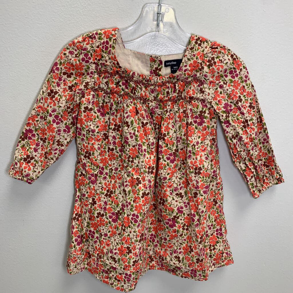 18-24M: Smocked Dress - Floral
