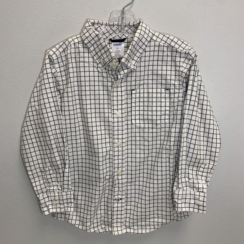 4T: Plaid Button Down Shirt