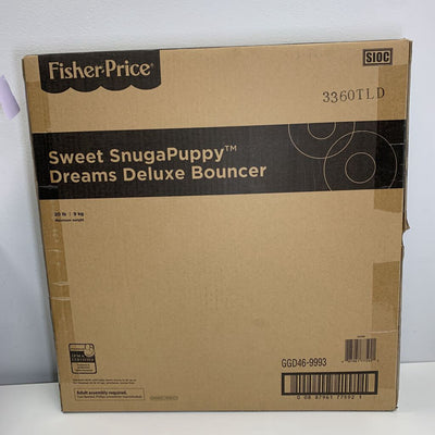 Sweet SnugaPuppy Dreams Deluxe Bouncer NIB