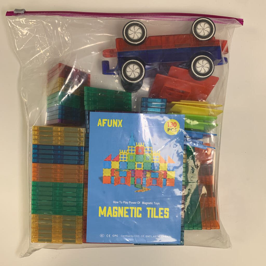 Magnetic Tiles 130 Pcs