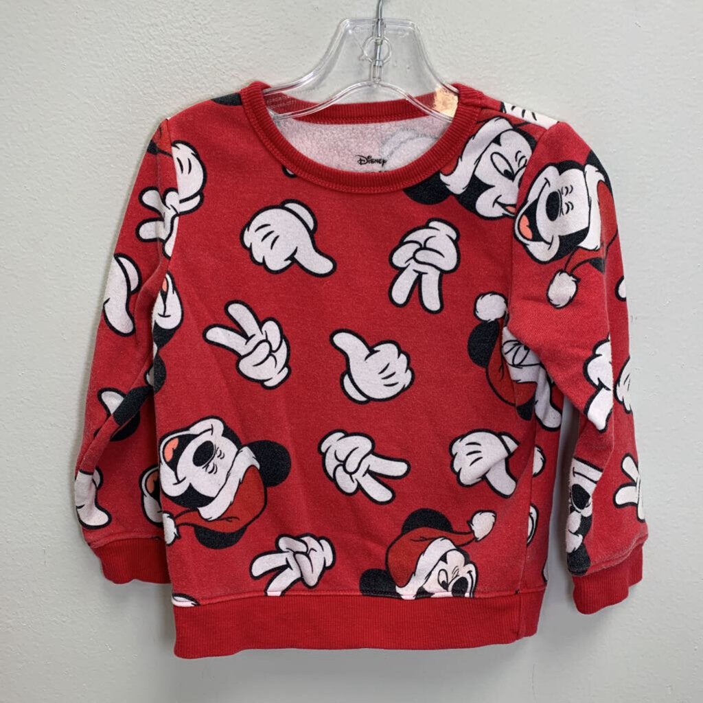 3T: Mickey Christmas Sweatshirt