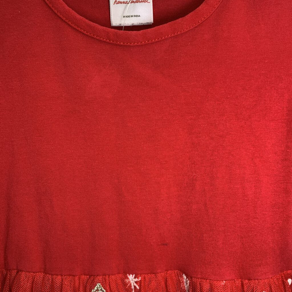 3T: Embroidered Tulle Christmas Dress AS-IS
