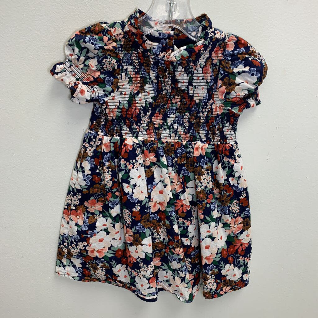 2T: Hannah Floral Smocked Dress