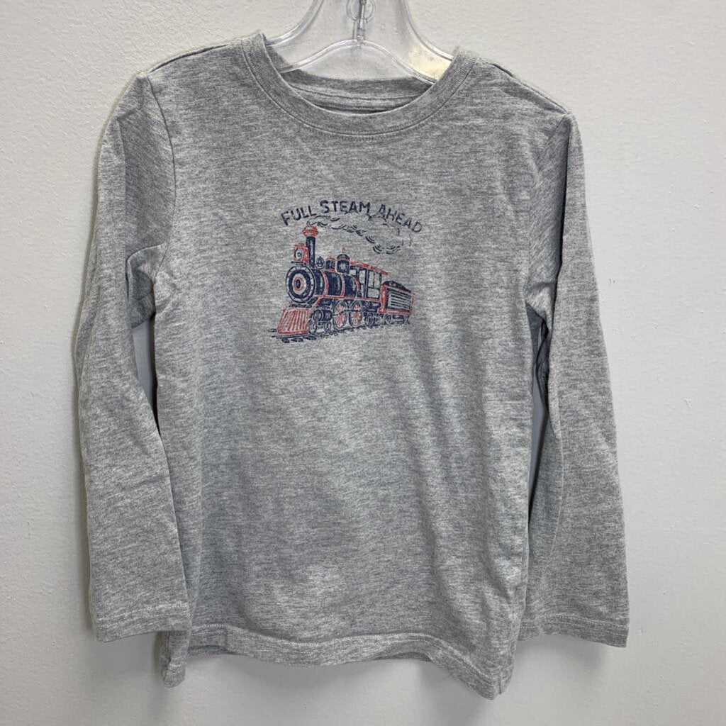 6: Graphic Long Sleeve Tee - Full Steam Ahead