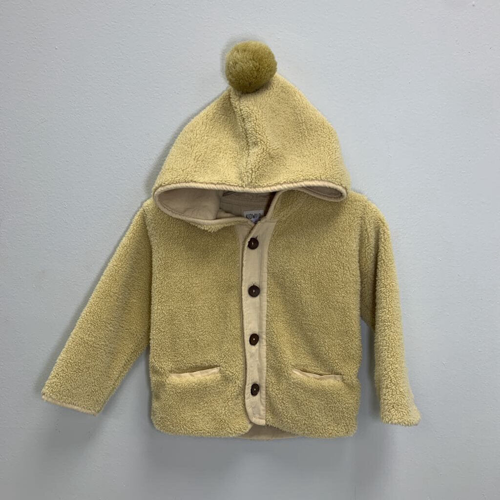 12-18M: Cotton Lined Fleece Hooded Jacket