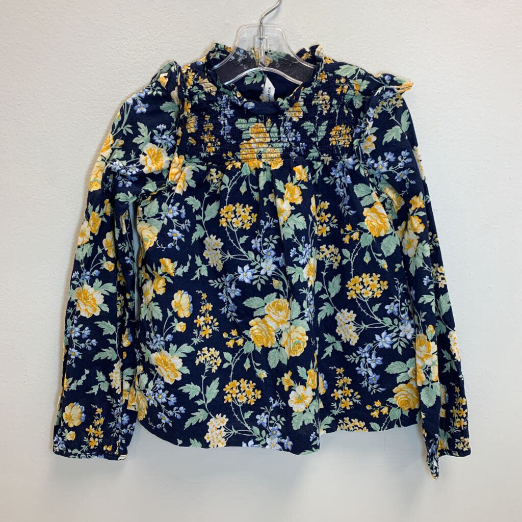 6: Floral Smocked Top