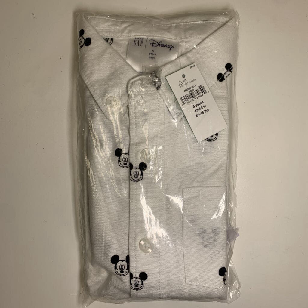 5: Mickey Button Down Shirt NWT