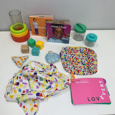 The Explorer 9-10 Months (Missing Baby Ball + Montessori Egg Cup)