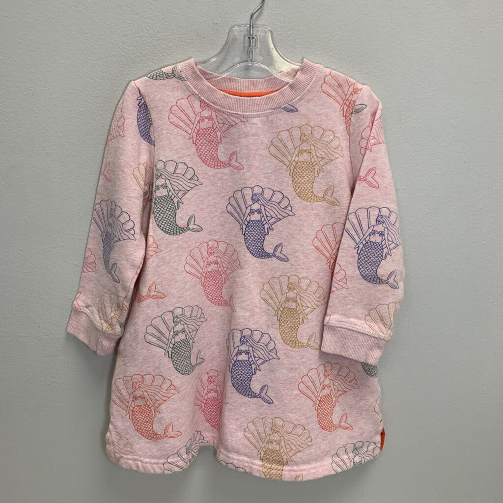 4-5: French Terry Tunic - Mermaids